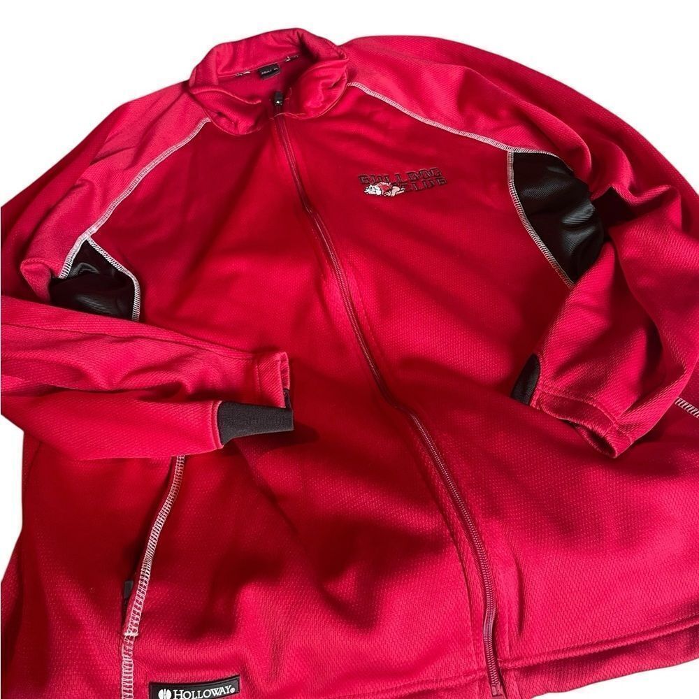 Holloway Crimson and Black Athletic Jacket Gardner Webb bulldogs perfect XL